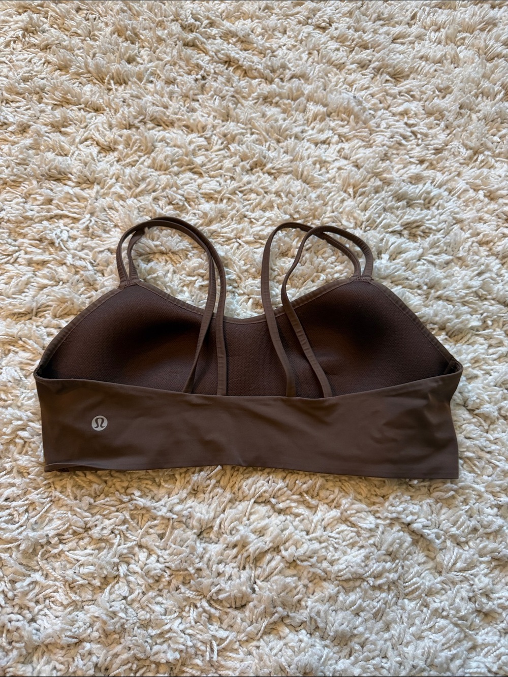 lululemon athletica Brown Double-Strap Sports Bra